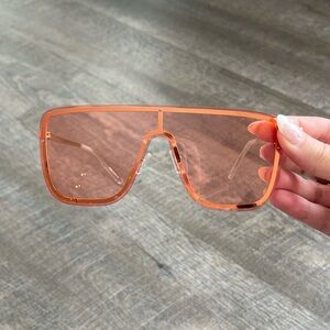 Peach Square Sunglasses